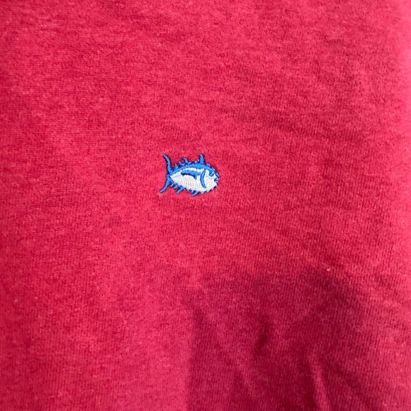 MENS MEDIUM SOUTHERN TIDES SKIPJACK SWEATSHIRT‎ Cranberry Red - Picture 2 of 4